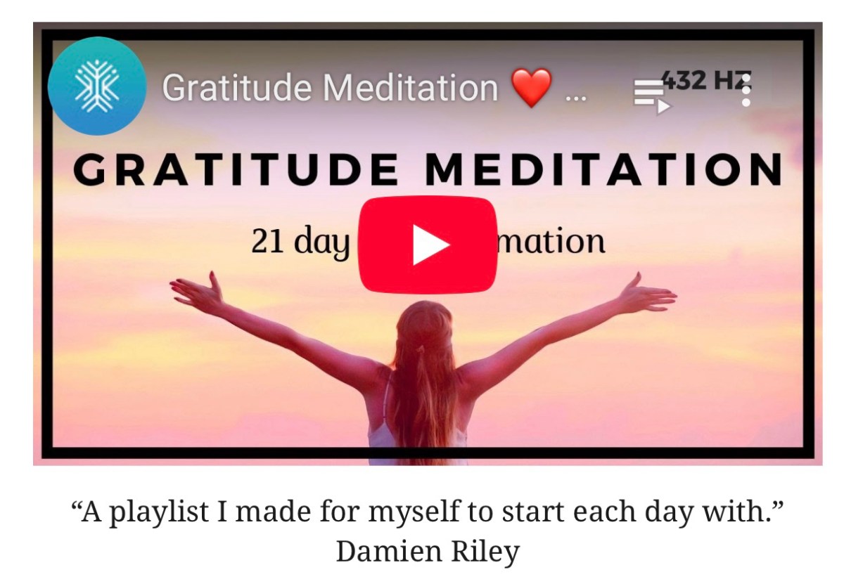 “A playlist I made for myself to start each day with.” 😍 Damien&nbsp;Riley