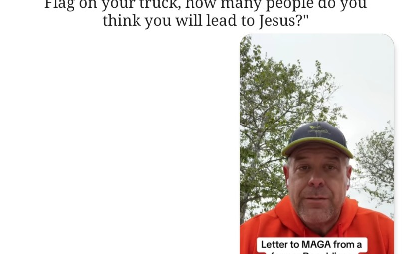 A Former Republican Sharing His Heart About&nbsp;MAGA