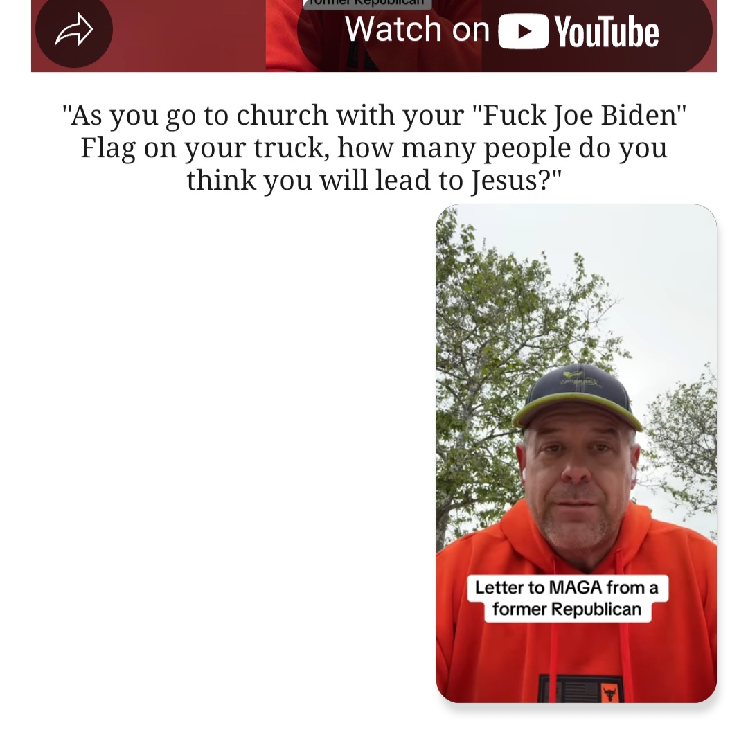 A Former Republican Sharing His Heart About&nbsp;MAGA